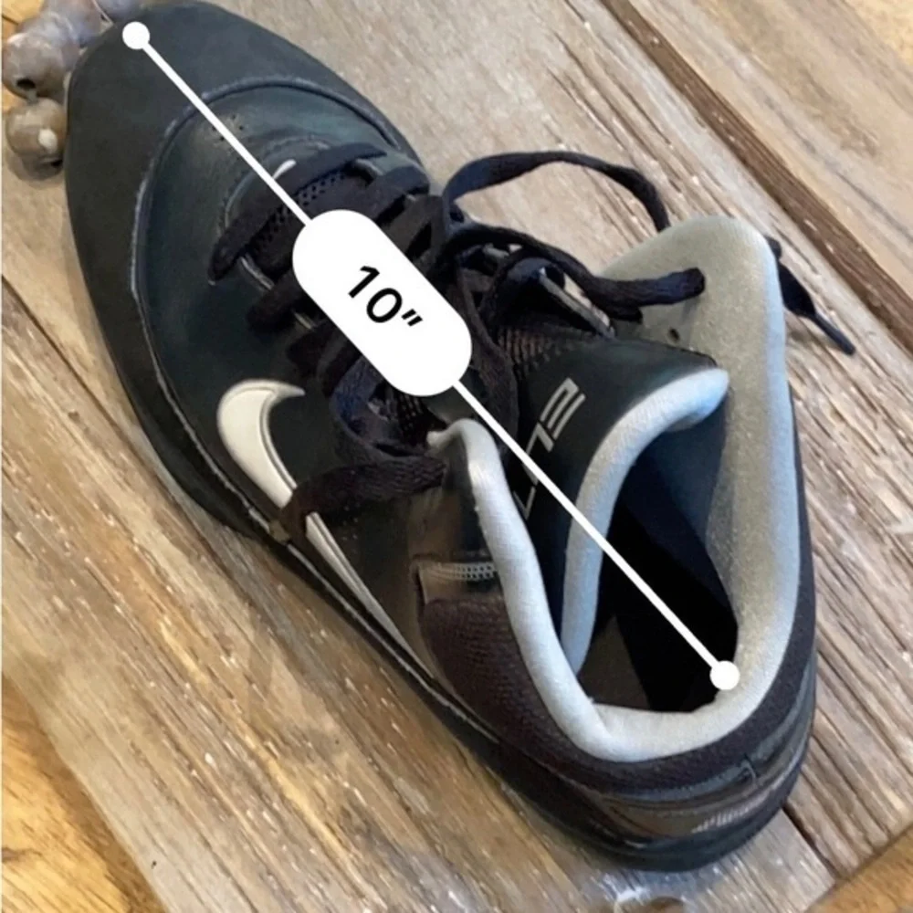 Nike Elite Air Max Black High Top Men’s Size 7.5 Basketball Shoes‎